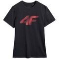 T-shirt 4F KOSZULKA4FM2257CZARNALOGOCZERWONEK020S Grenoble