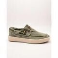 Chaussures de ville homme sur Grenoble : Chaussures bateau Natural World 8413E-622 KAKI