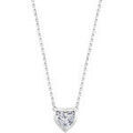 Colliers sur Grenoble : Collier Lotus Collier Silver Charming Lady coeur