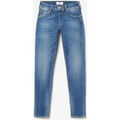 Pantalons sur Grenoble : Jeans Le Temps des Cerises Jeans pulp slim kawi 7/8&egrave;me bleu Bleu