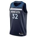 Tee-shirts sur Grenoble : T-shirt Nike Nba Minnesota Timberwolves Karl-anthony Towns Icon Edition