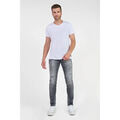 Jeans/Pantalons sur Grenoble : Jeans Le Temps des Cerises Jeans 700/11 adjusted horace destroy noir