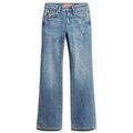 Jeans/Pantalons sur Grenoble : Jeans Superdry Jean Slim &Eacute;vas&eacute; Taille Mi-Haute en Coton Biologique