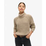 Pull Superdry Pull &agrave; col roul&eacute; en tricot d&eacute;contract&eacute;