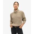 Pull Superdry Pull &agrave; col roul&eacute; en tricot d&eacute;contract&eacute;
