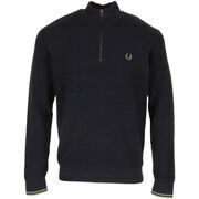Pull Fred Perry Waffle Stitch Half Zip Jumper