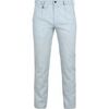 Pantalon Suitable Chino Pico Pleat Lin-Coton Glencheck Bleu Clair