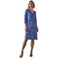 Robe courte Daxon by - Robe fluide effet drap&eacute; Blanc