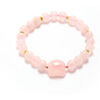 Bijoux Daxon by - Bracelet chat et perles quartz rose