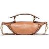 Sac &agrave; main Lancel Mini Sac S Origami Camel Femme Marron
