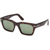 Lunettes de soleil Tom Ford FT1333 ANDY-02 Lunettes de soleil, Havana/Vert, 53 mm
