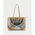 Sacs &agrave; mains sur Grenoble : Sac &agrave; main Gattinoni Sac shopping femme imprim&eacute; Planetarium Multicolore