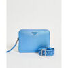 Pochette Marc Ellis Sac Femme Flat Flowe avec Bandouli&egrave;re en Tissu Bleu