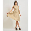 Robes sur Grenoble : Robe courte Iblues Robe &eacute;vas&eacute;e femme Beige