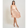 Robe courte Yes Zee Robe femme &agrave; coupe &eacute;vas&eacute;e Rose