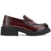 Mocassins Caf&eacute; Noir C1XL1504 Rouge