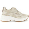 Baskets basses Caf&eacute; Noir C1DH9002 Beige