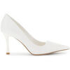 Chaussures escarpins Caf&eacute; Noir C1NA4031 Blanc