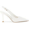 Chaussures escarpins Caf&eacute; Noir C1NA4033 Blanc