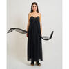 Robe Pennyblack Robe longue femme avec cache-&eacute;paules Noir