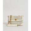 Sac Bandouliere Gattinoni Sac femme avec bandouli&egrave;re cha&icirc;ne Blanc