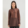Chemise Markup Grande chemise femme en mousseline col Mao