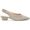Chaussures escarpins Gabor Sling Bride arri&egrave;re en cuir &agrave; talon d&eacute;croch&eacute; Beige
