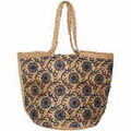 Sacs &agrave; mains sur Grenoble : Sac &agrave; main Pieces PCKLEO JUTE BAG SWW Multicolore