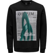 Pull Only & Sons ONSTODD REG PHOTOPRINT CREW NECK