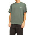 Polos sur Grenoble : Polo Jack & Jones JCOAERO PRINT TEE SS CREW NECK NOOS