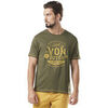 T-shirt Von Dutch T-shirt homme slub col rond avec print en coton Prest