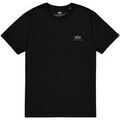 Tee-shirts sur Grenoble : T-shirt Alpha Industries Backprint T-Shirt Reflective Print - black/reflective