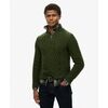Pull Superdry Pull &agrave; demi-zip en tricot torsad&eacute; Jacob