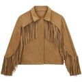 Manteaux sur Grenoble : Manteau Guess LS IBBY FRINGE JKT W6GL45 W2466