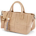 Sacs &agrave; mains sur Grenoble : Sac &agrave; main Daxon by - Sac en toile de jute Beige