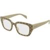 Lunettes de soleil Gucci GG2021O Cadres Optiques, Beige/Transparent, 50 mm