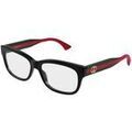 Lunettes sur Grenoble : Lunettes de soleil Gucci GG0278ON Cadres Optiques, Noir/Transparent, 55 mm