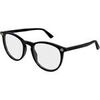 Lunettes de soleil Gucci GG0027O Cadres Optiques, Noir/Transparent, 52 mm
