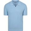 Polo Suitable Polo Bean Lin Coton Riva Bleu Clair