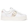 Baskets basses NeroGiardini SKIPPER BIANCO ETOILE MIELE PU