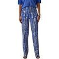 Pantalon Daxon by - Pantalon &eacute;lastiqu&eacute; en cr&ecirc;pe fluide Bleu Grenoble