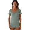 Maillots de corps Daxon by - Lot 2 chemises de corps manches courtes Blanc