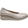 Chaussures d&eacute;contract&eacute;es femme sur Grenoble : Ballerines Pitillos 11072 Dor&eacute;