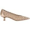Chaussures escarpins Caf&eacute; Noir C1EH9033 Dor&eacute;