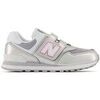 Baskets basses enfant New Balance 574 Argent&eacute;