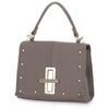 Sac &agrave; main Caf&eacute; Noir M005 Sacca Con Borchie Marron
