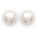 Boucles d'oreille sur Grenoble : Boucles oreilles Brillaxis Boucles d'oreilles perles blanches 5mm