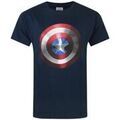 Tee-shirts sur Grenoble : T-shirt Marvel Captain America T-shirt &agrave; manches courtes Bleu