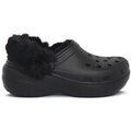 Mules femme sur Grenoble : Sabots Crocs Classic Platform Fuzz Lined