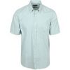 Chemise Casamoda Chemise Manches Courtes Ray&eacute;e Verte Vert